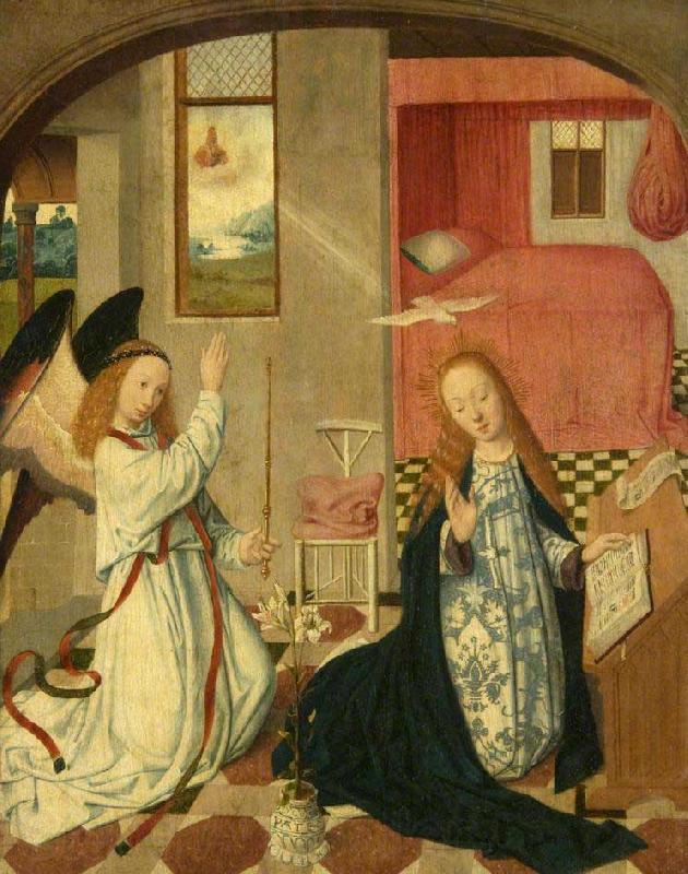 The Brunswick Monogrammist The Annunciation Norge oil painting art